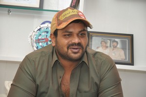 Manoj Interview Stills at Attack Movie